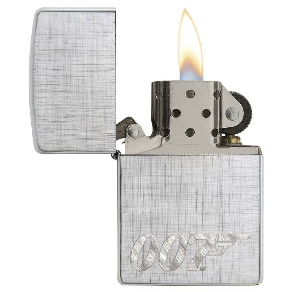 Зажигалка ZIPPO James Bond Brushed Chrome 4
