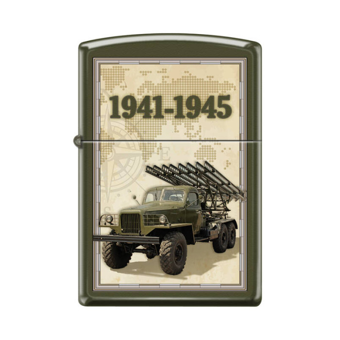 Зажигалка ZIPPO Катюша Green Matte