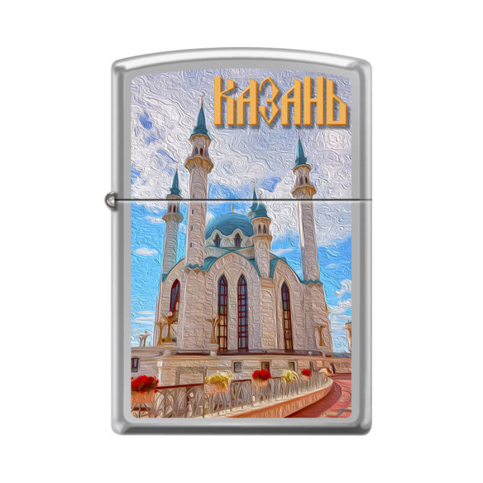 Зажигалка ZIPPO Казань High Polish Chrome