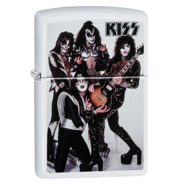 Зажигалка ZIPPO KISS White Matte 49017