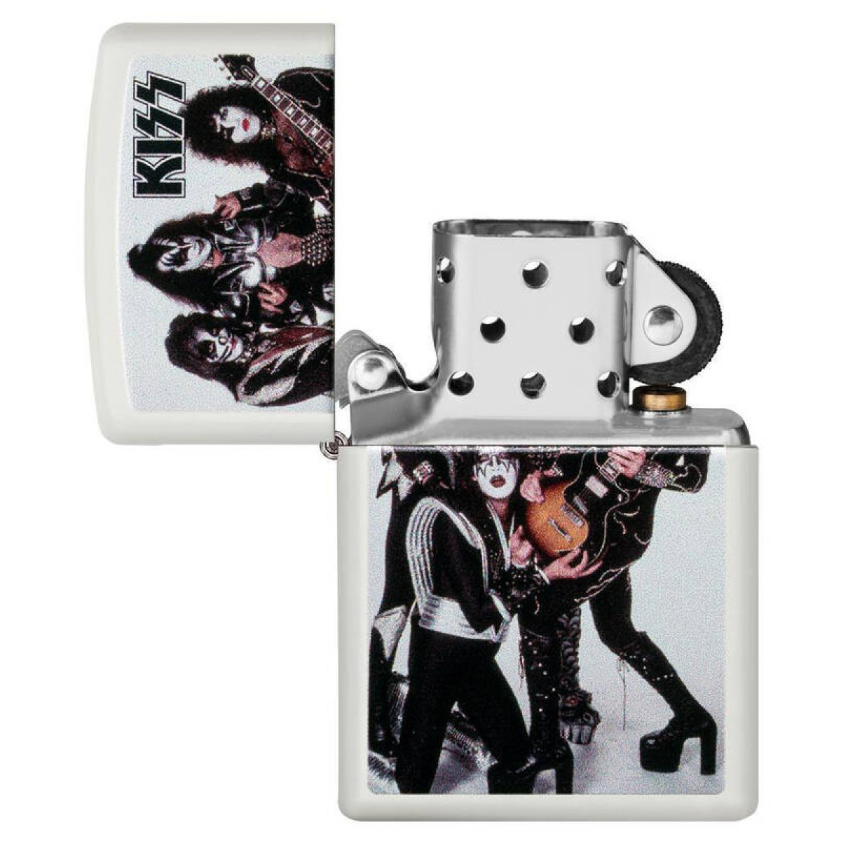 Зажигалка ZIPPO KISS White Matte 49017 3