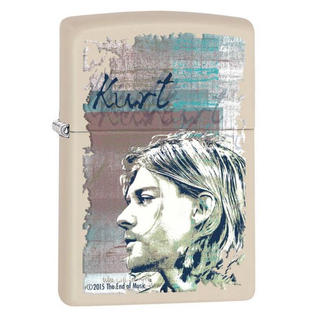 Зажигалка ZIPPO Kurt Cobain Cream Matte  29051