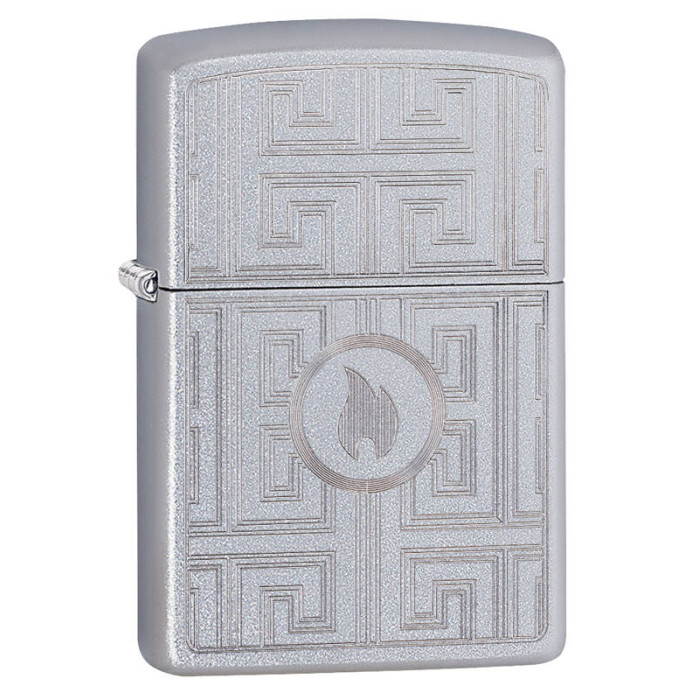 Зажигалка ZIPPO Labyrinth Satin Chrome
