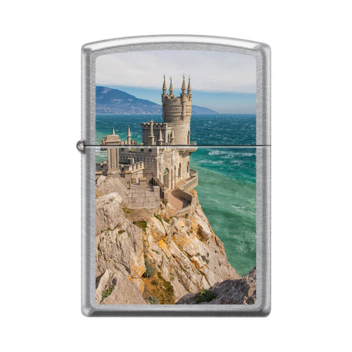Зажигалка ZIPPO Ласточкино гнездо Street Chrome