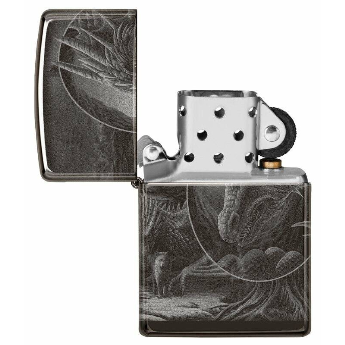 Зажигалка ZIPPO Lisa Parker High Polish Black 3