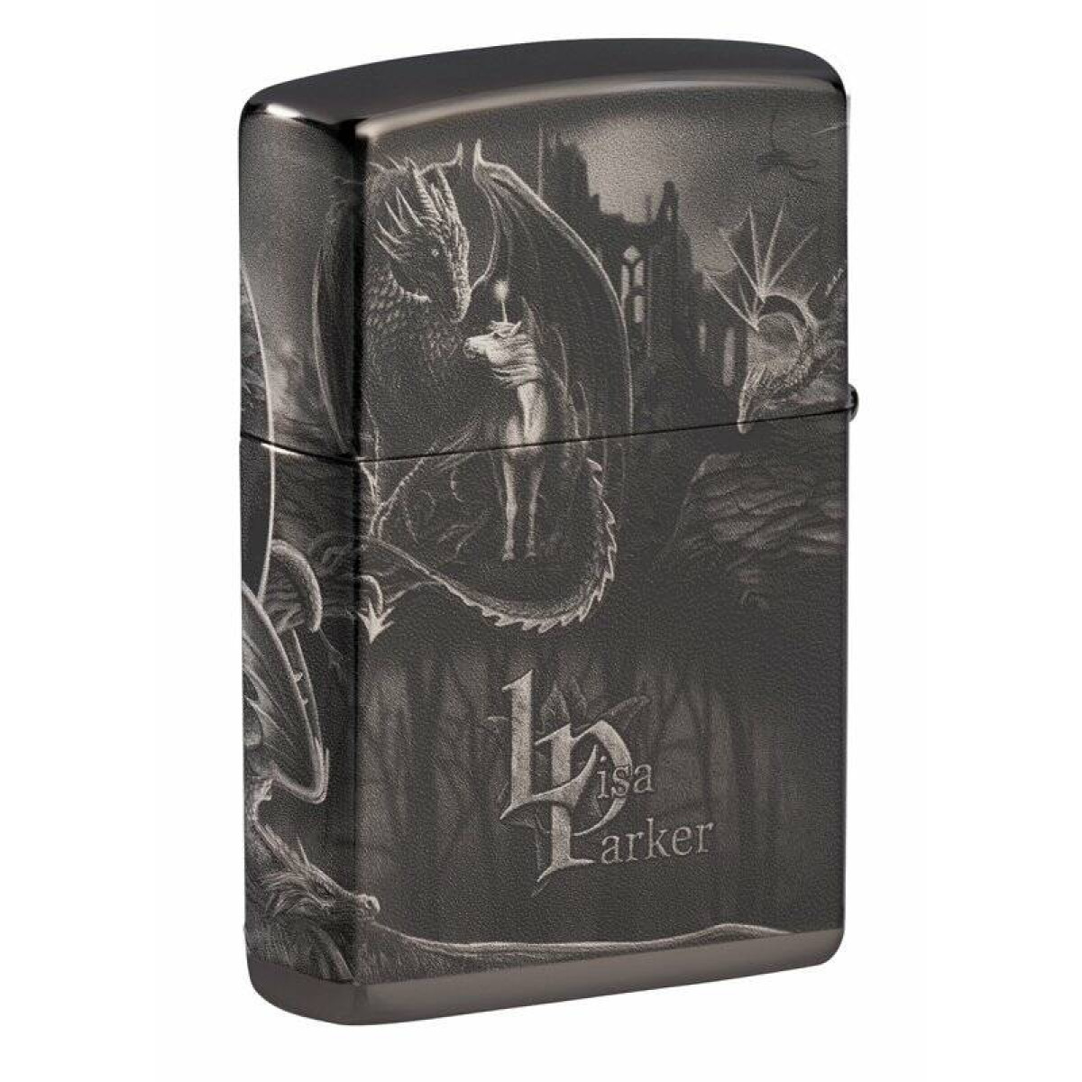 Зажигалка ZIPPO Lisa Parker High Polish Black 5