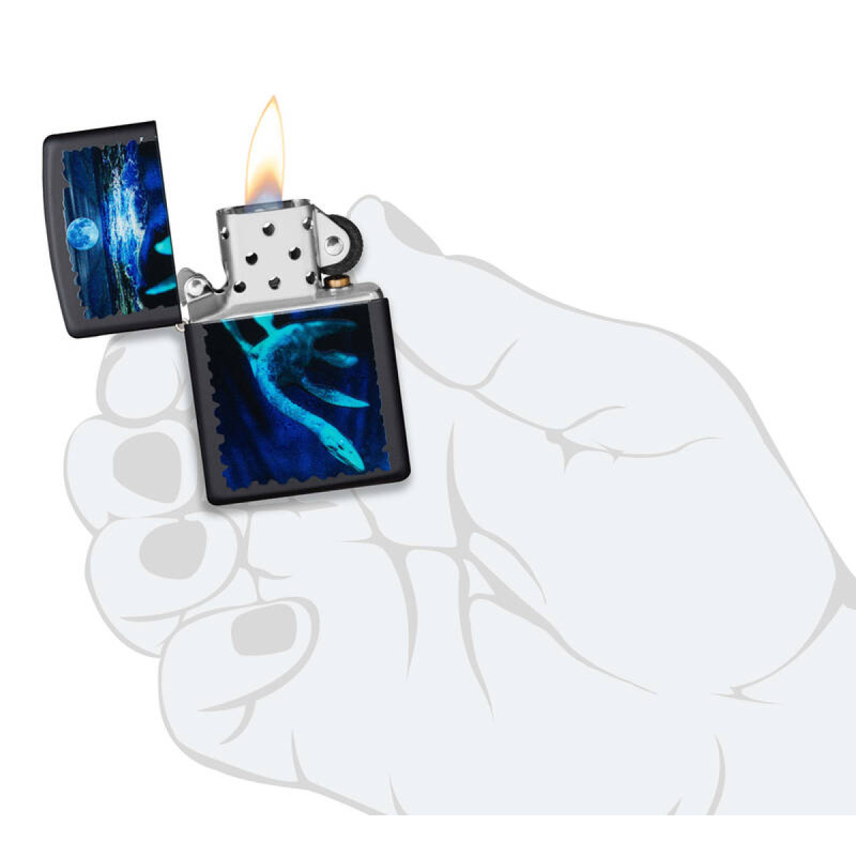Зажигалка ZIPPO Lock Ness 49697 3