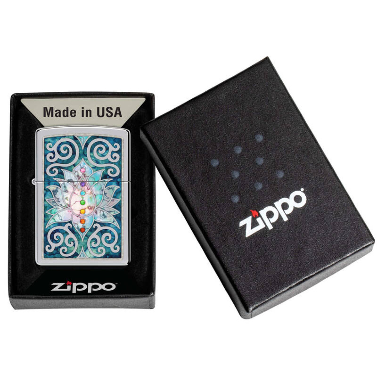 Зажигалка ZIPPO Lotus Flower 48592 3