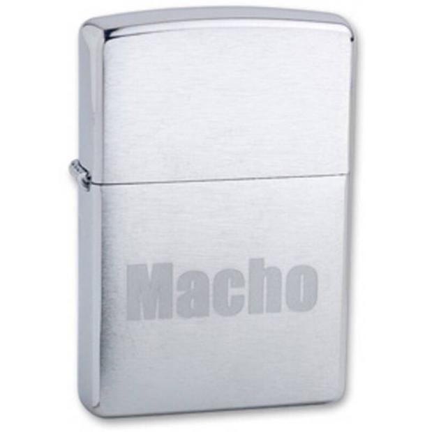 Зажигалка ZIPPO Macho Brushed Chrome  200 Macho