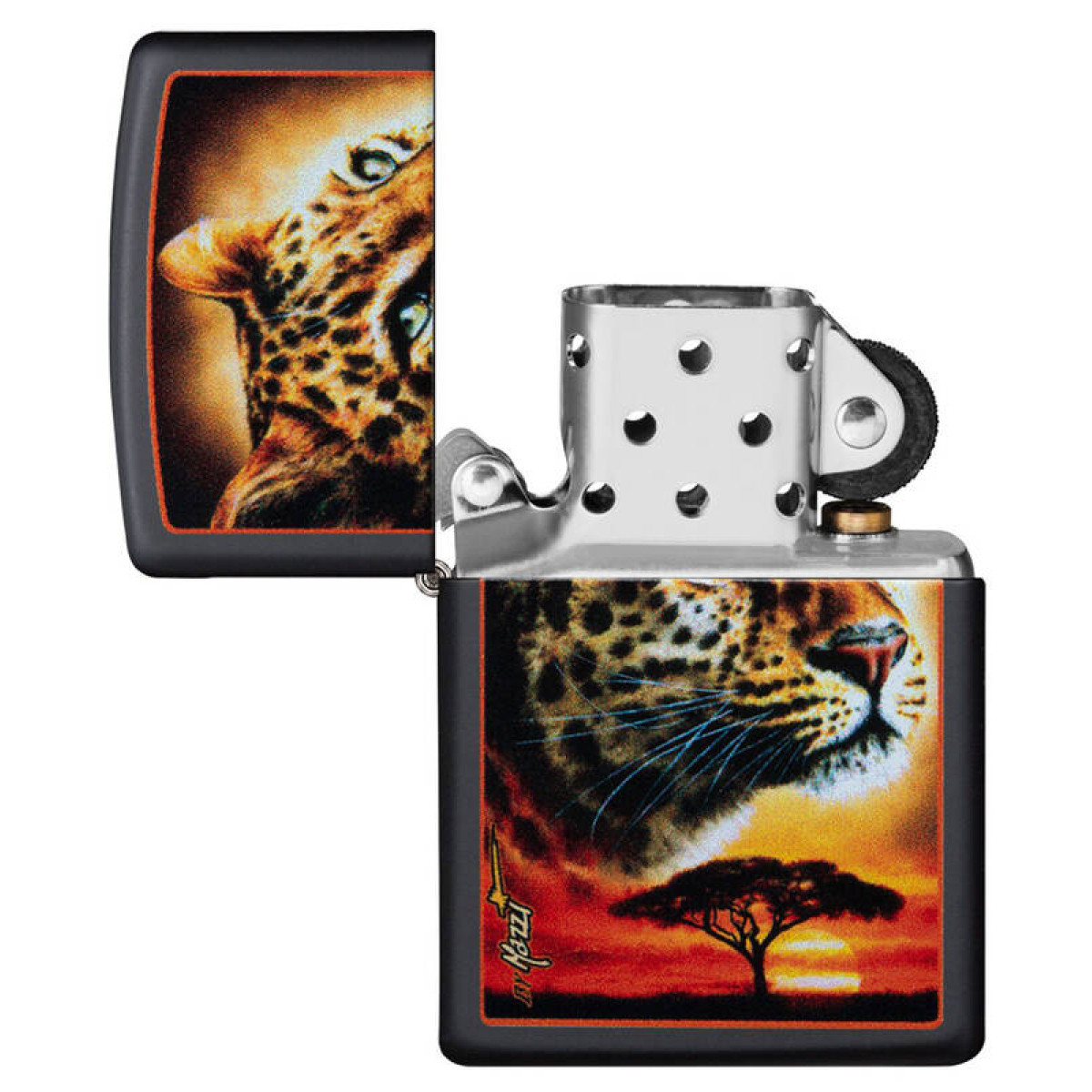 Зажигалка ZIPPO Mazzi Black Matte 49068 3