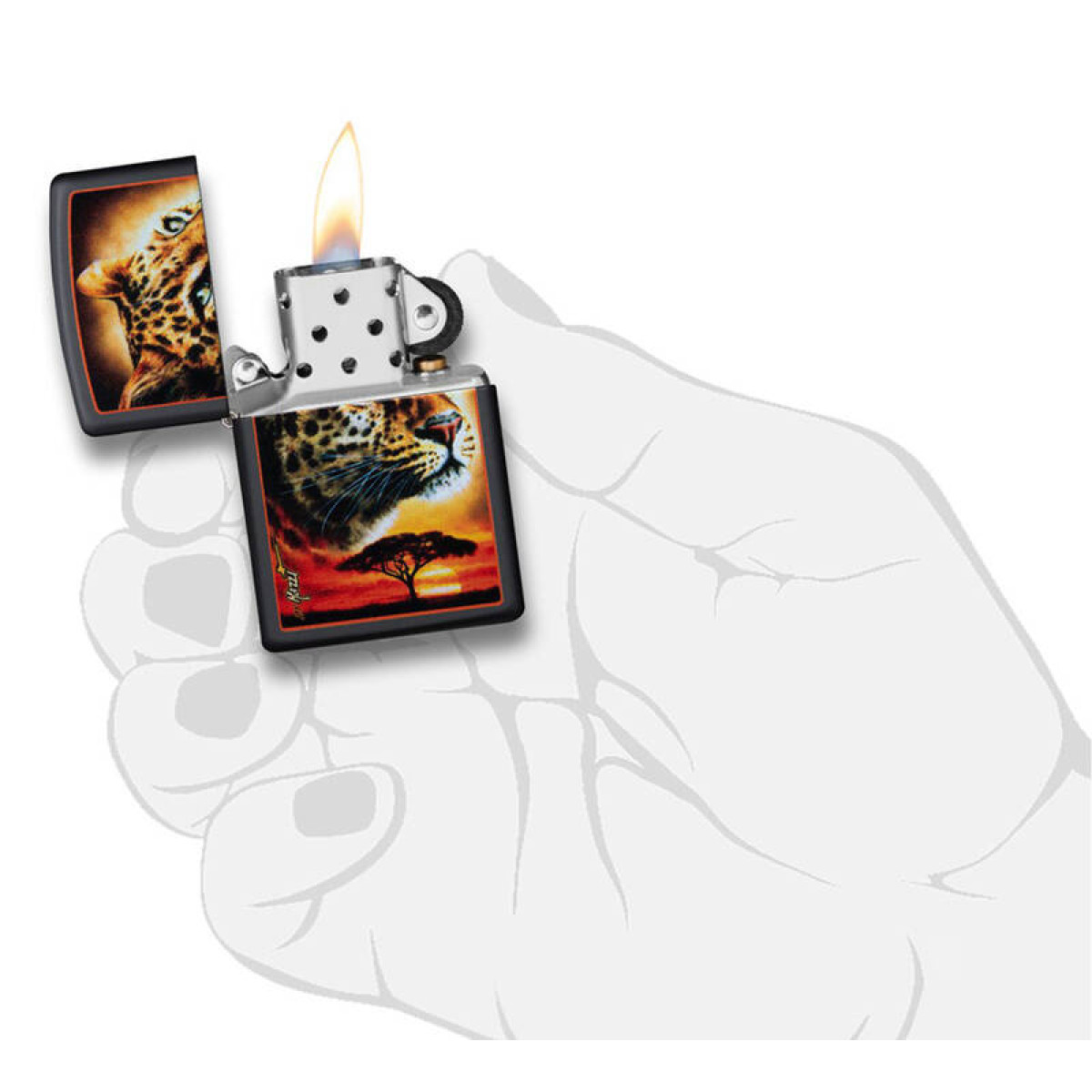 Зажигалка ZIPPO Mazzi Black Matte 49068 4