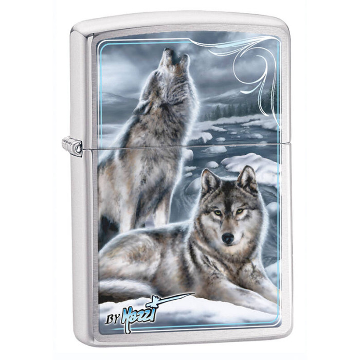 Зажигалка ZIPPO Mazzi Brushed Chrome