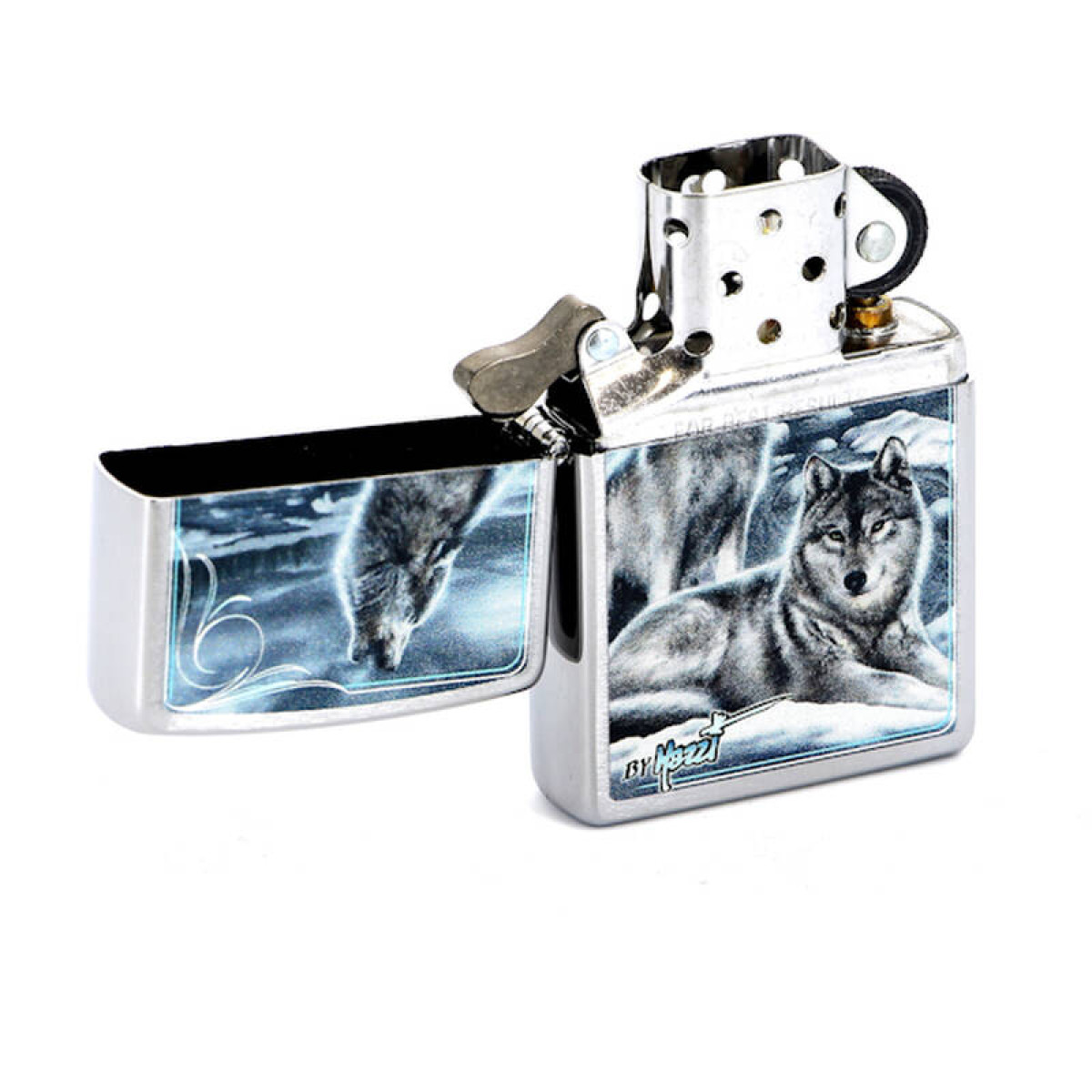 Зажигалка ZIPPO Mazzi Brushed Chrome 3