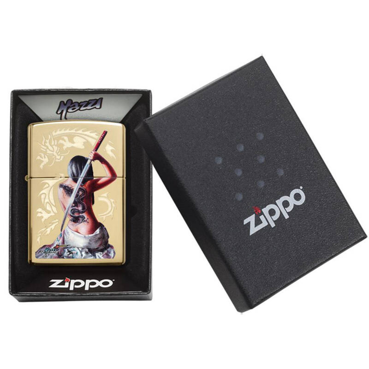 Зажигалка ZIPPO Mazzi High Polish Brass 4