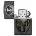 Зажигалка ZIPPO Metal Dragon Shield Design Iron Stone 49072