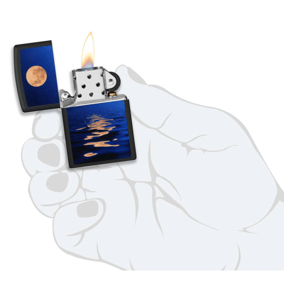 Зажигалка ZIPPO Moon Sunset 49810 2