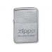 Зажигалка ZIPPO Name In Flame Brushed Chrome в подарочной упаковке + топливо и кремни 200 name in flame-n