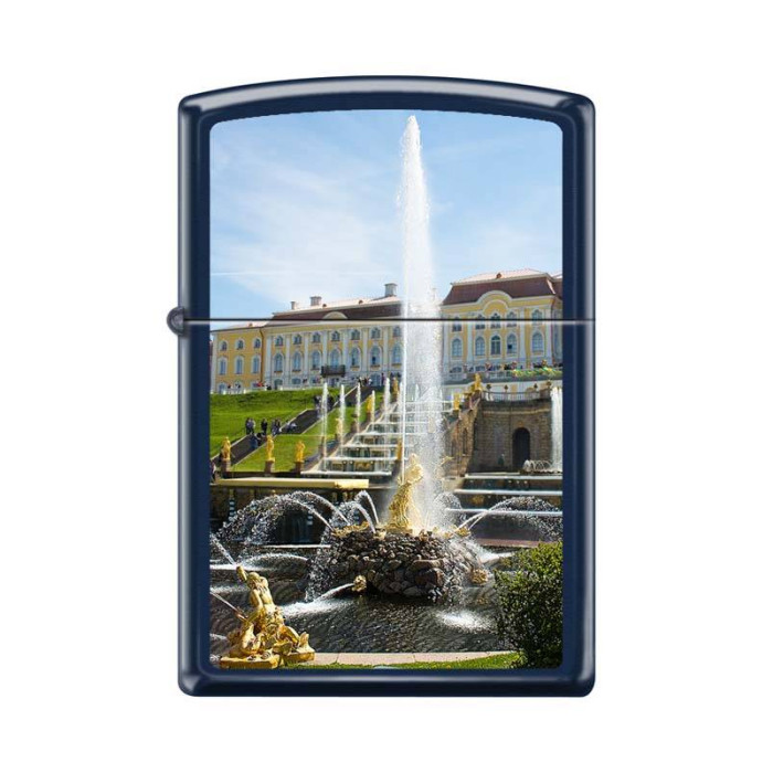 Зажигалка ZIPPO Петергоф Navy Matte