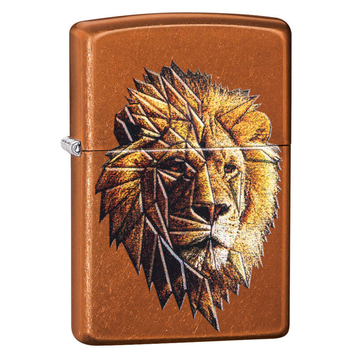 Зажигалка ZIPPO Polygonal Lion Toffee 1