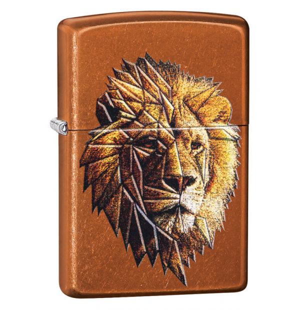 Зажигалка ZIPPO Polygonal Lion Toffee  29865