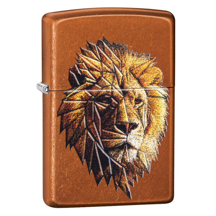 Зажигалка ZIPPO Polygonal Lion Toffee