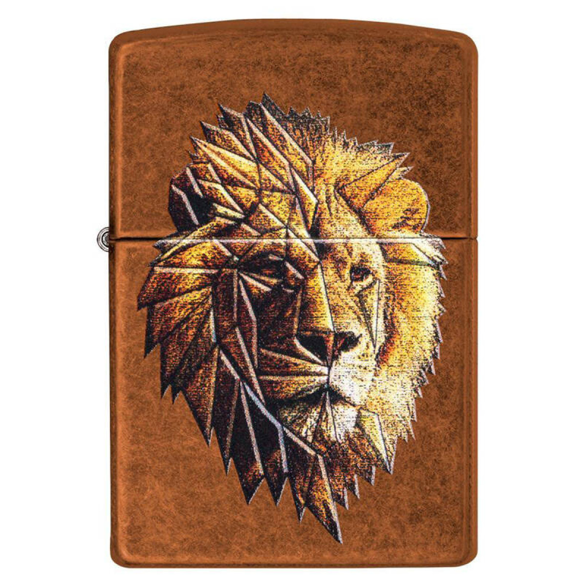 Зажигалка ZIPPO Polygonal Lion Toffee 4