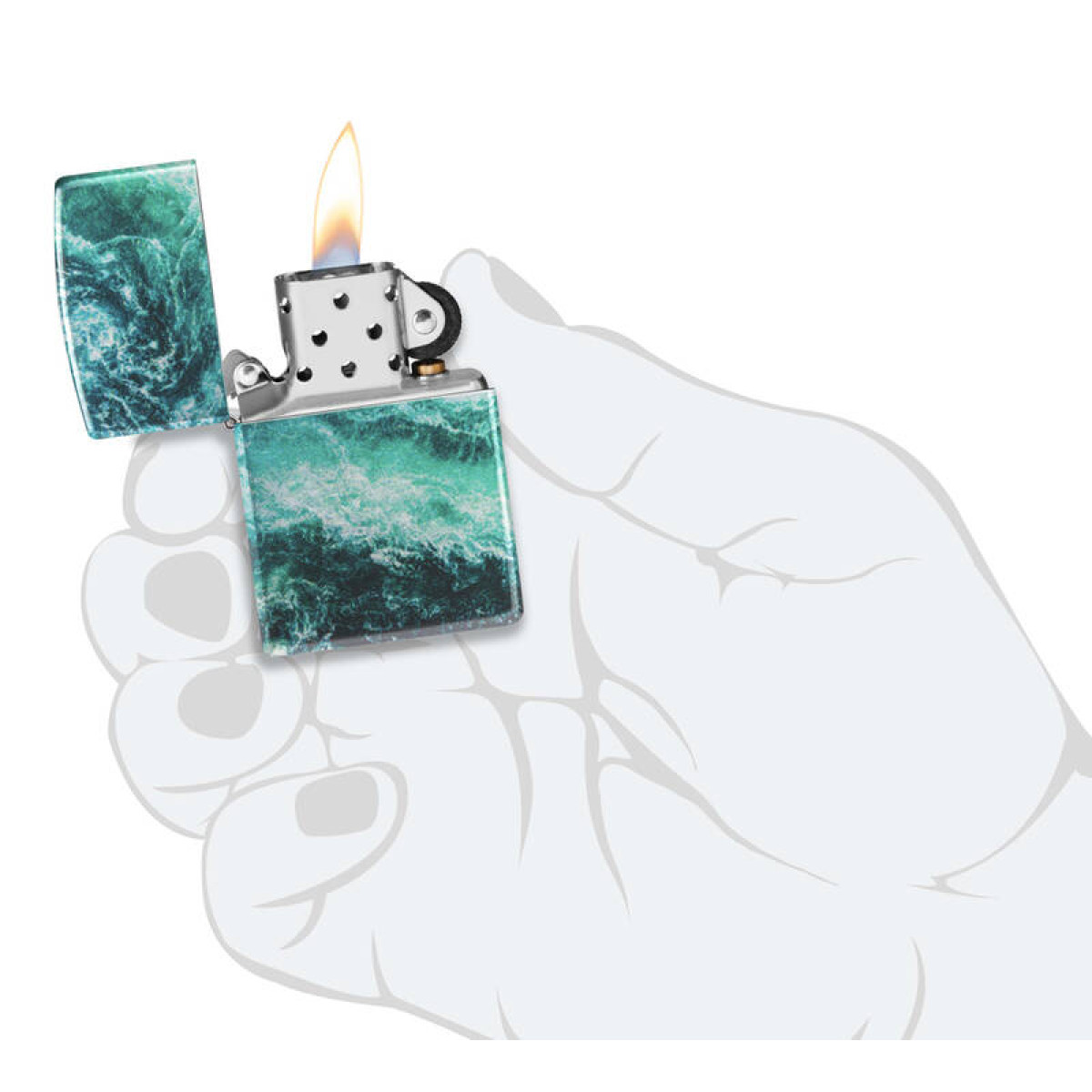 Зажигалка ZIPPO Rogue Wave 48621 7