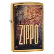 Зажигалка ZIPPO Rusty Plate Brushed Brass 