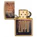 Зажигалка ZIPPO Rusty Plate Brushed Brass  29879