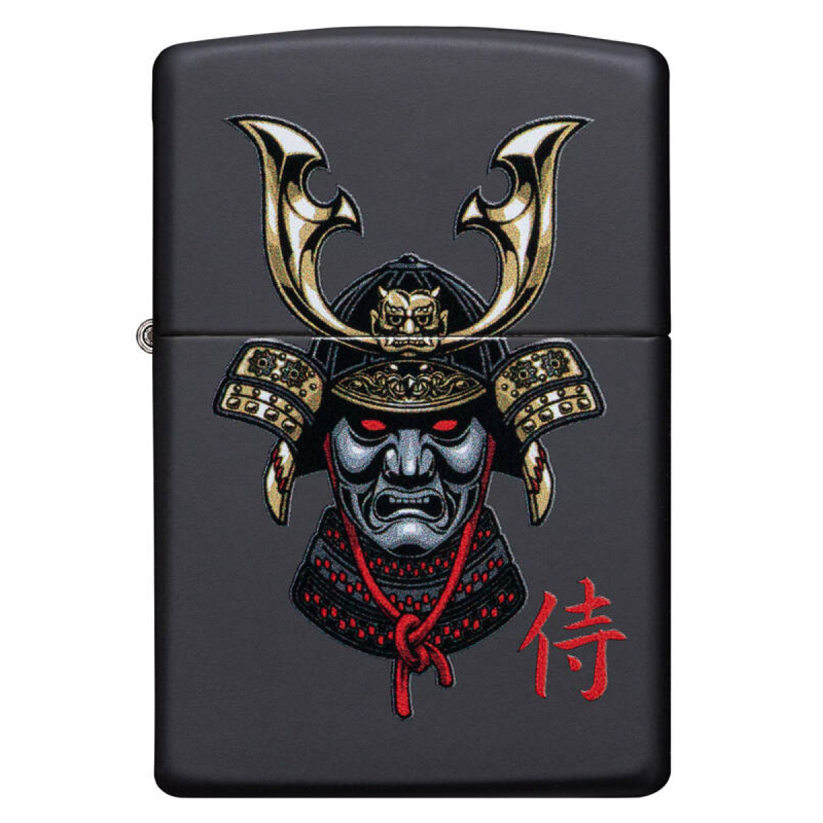 Зажигалка ZIPPO Samurai Helmet Design Black Matte 49259 5