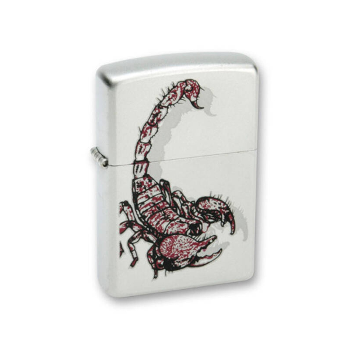 Зажигалка ZIPPO Scorpion Color Satin Chrome 1