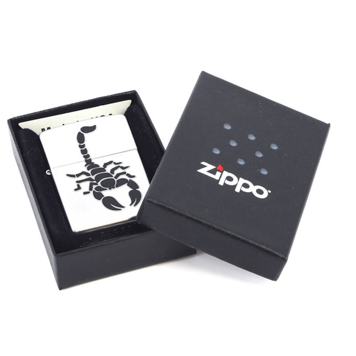 Зажигалка ZIPPO Scorpion Satin Chrome 2