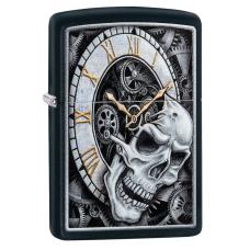 Зажигалка ZIPPO Skull Clock Black Matte 