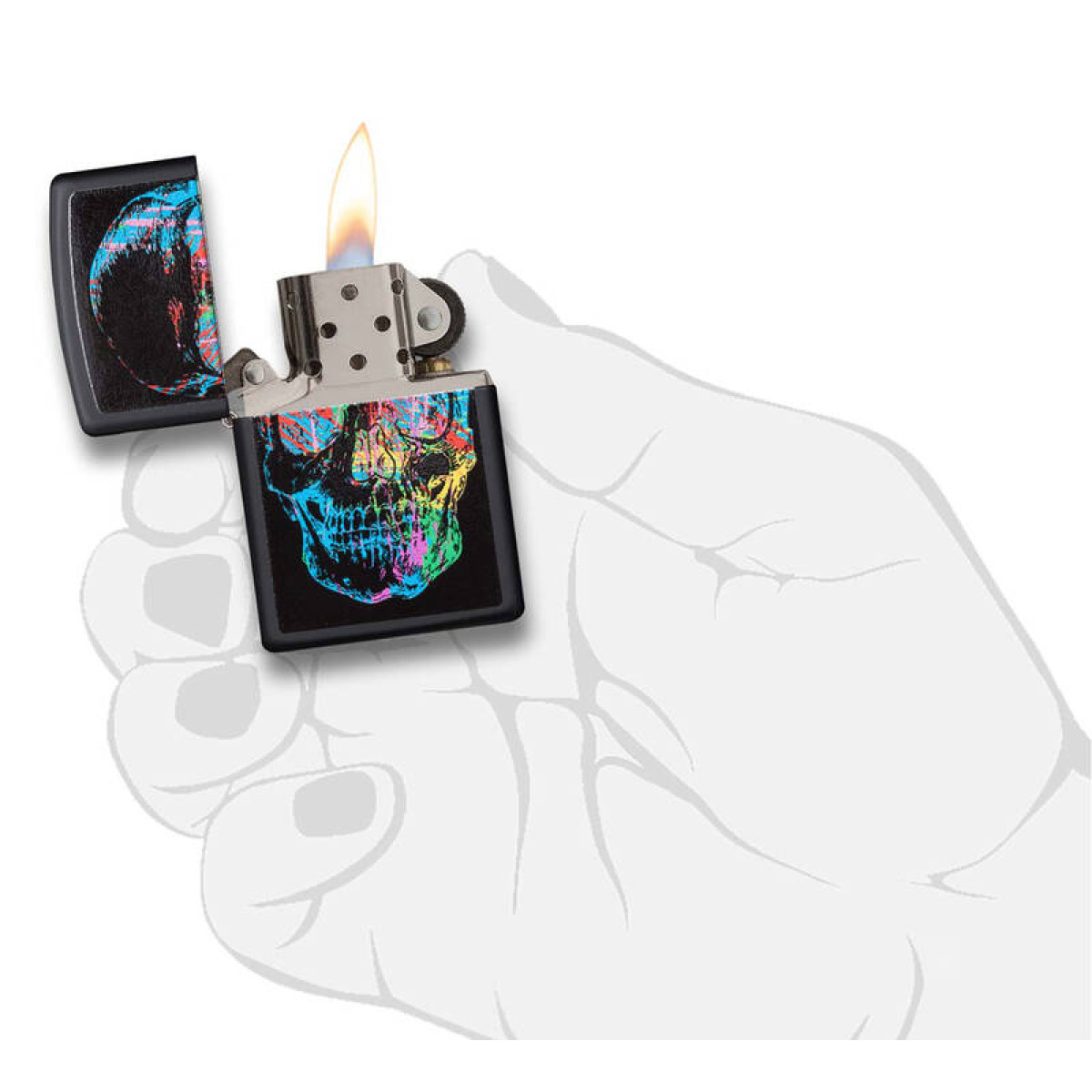 Зажигалка ZIPPO Skull Design 28042 4