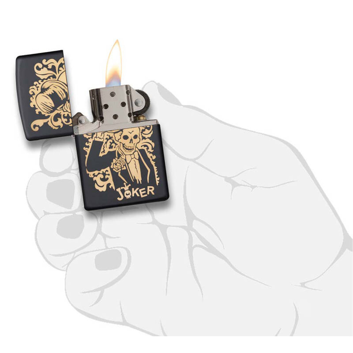 Зажигалка ZIPPO Skull Design 29632 3