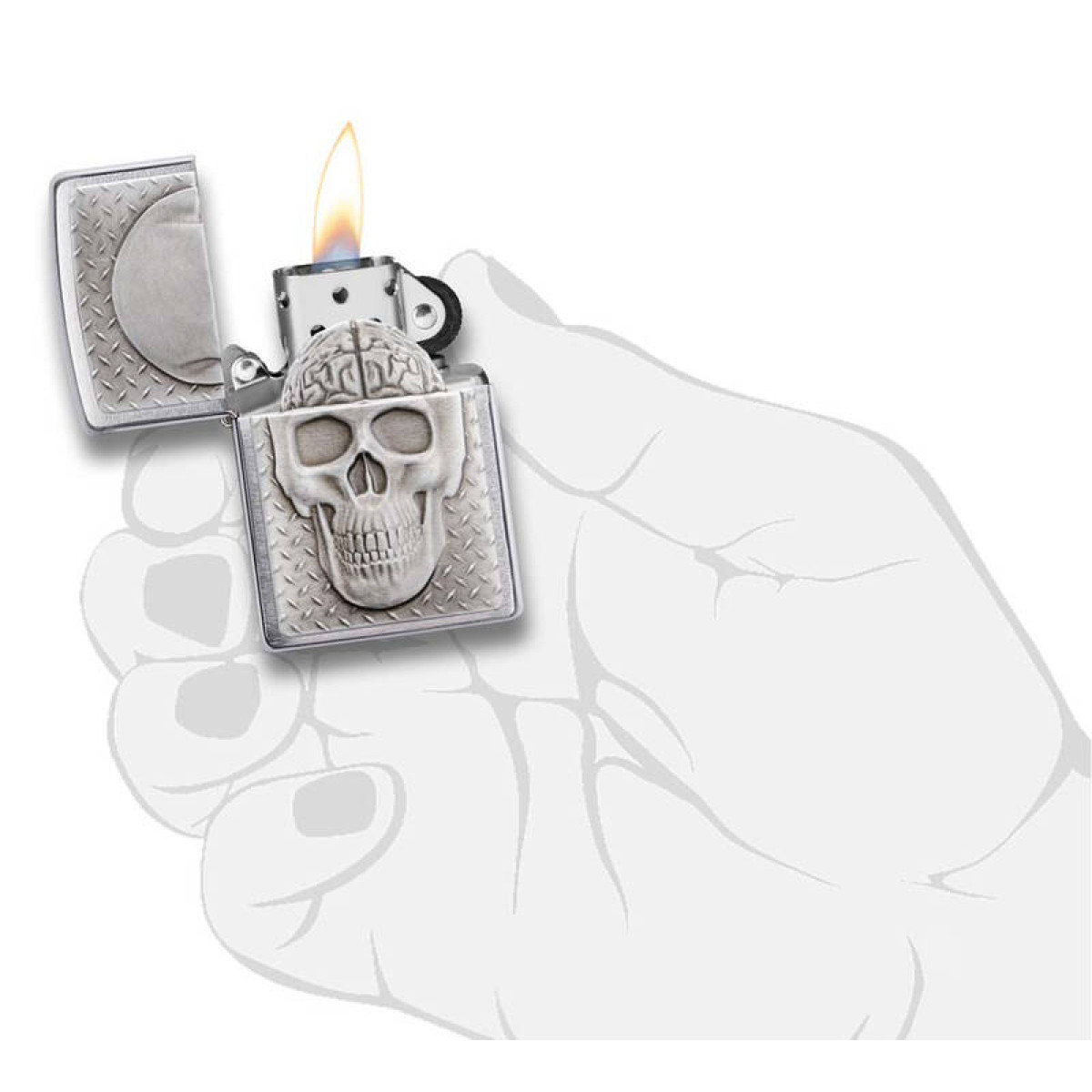 Зажигалка ZIPPO Skull Design 29818 5