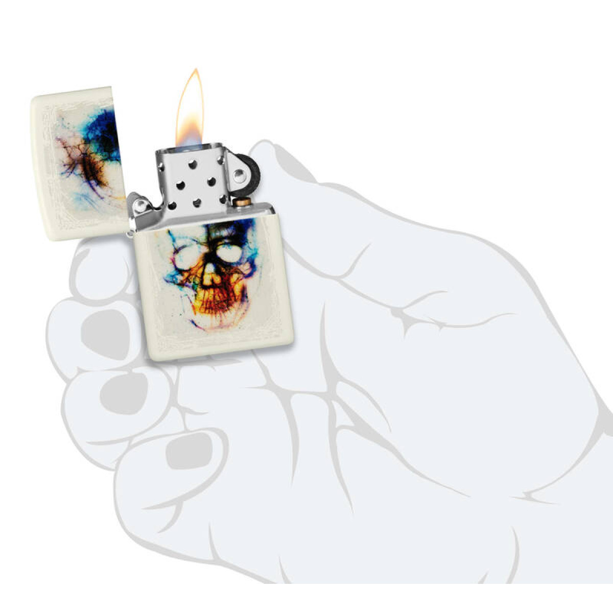 Зажигалка ZIPPO Skull Design 48563 6