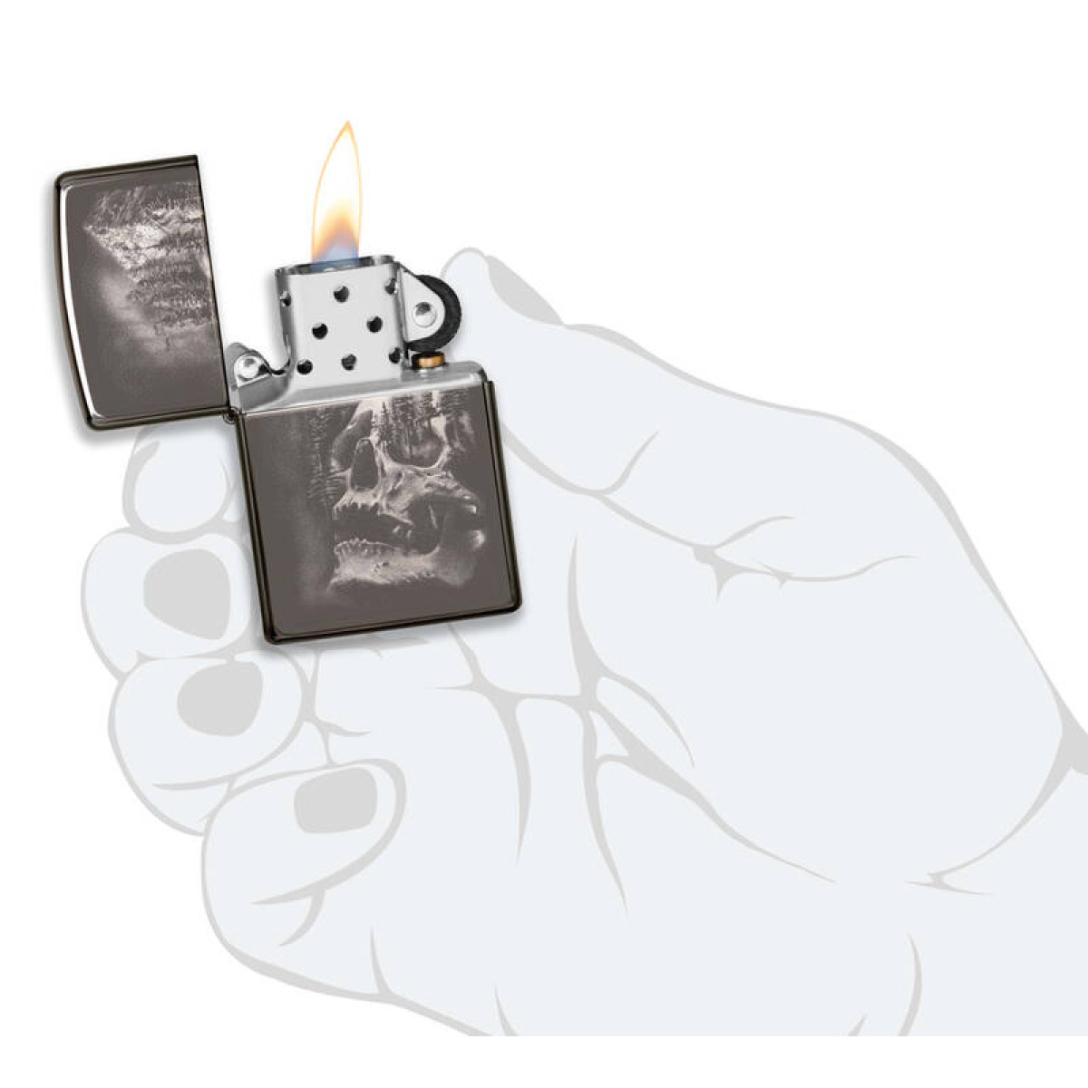 Зажигалка ZIPPO Skull Design 49141 2