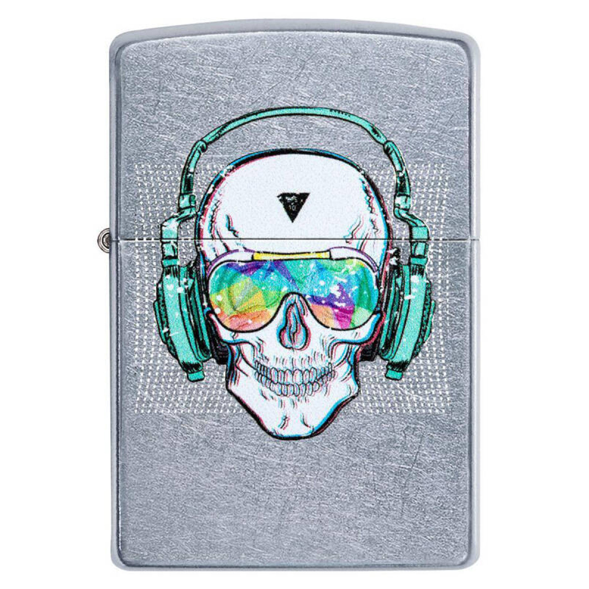 Зажигалка ZIPPO Skull Headphone Street Chrome 4
