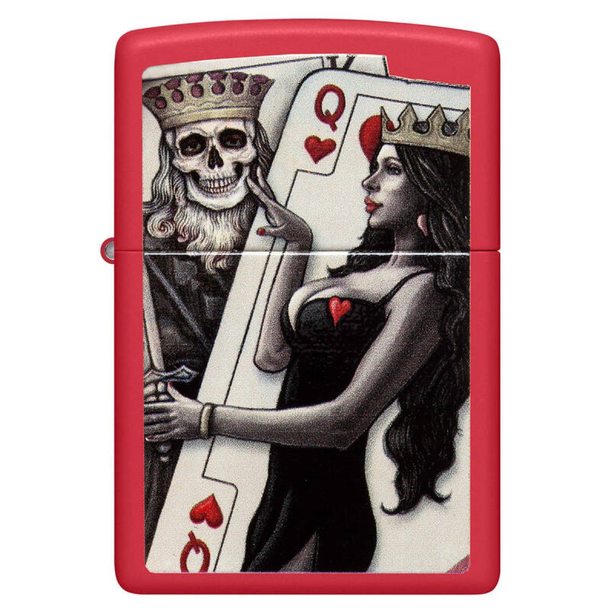 Зажигалка ZIPPO Skull King Queen Beauty 48624 6
