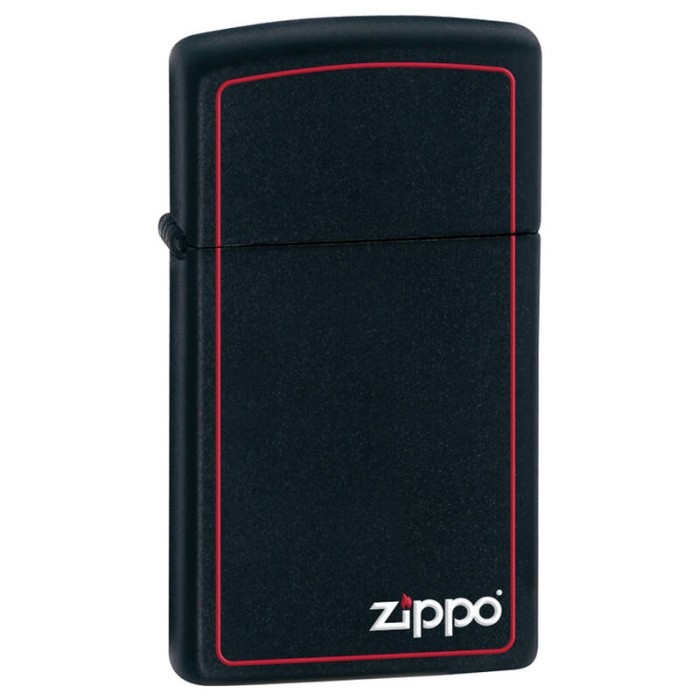 Зажигалка ZIPPO Slim Black Matte