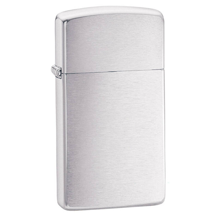 Зажигалка ZIPPO Slim Brushed Chrome