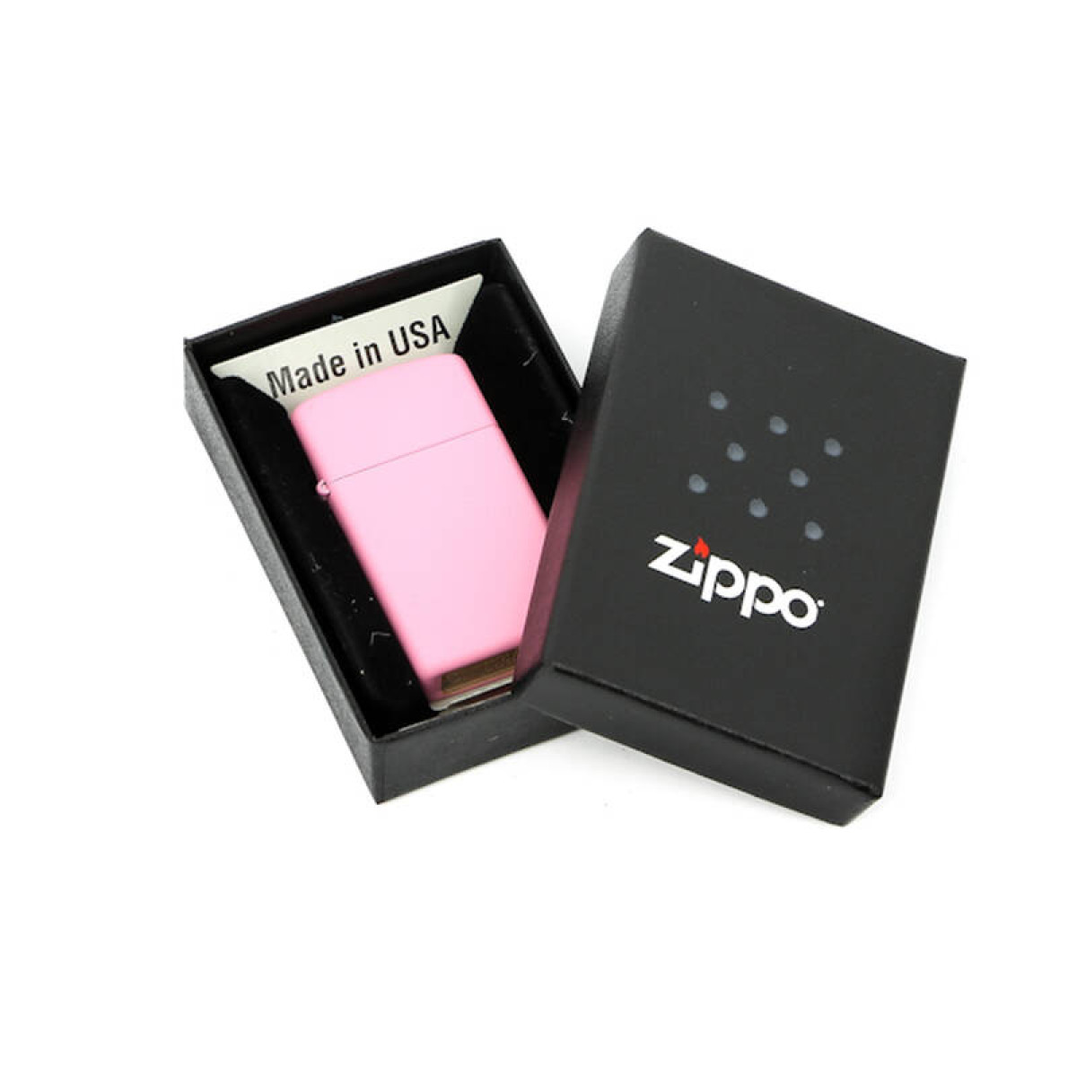 Зажигалка ZIPPO Slim Pink Matte 4