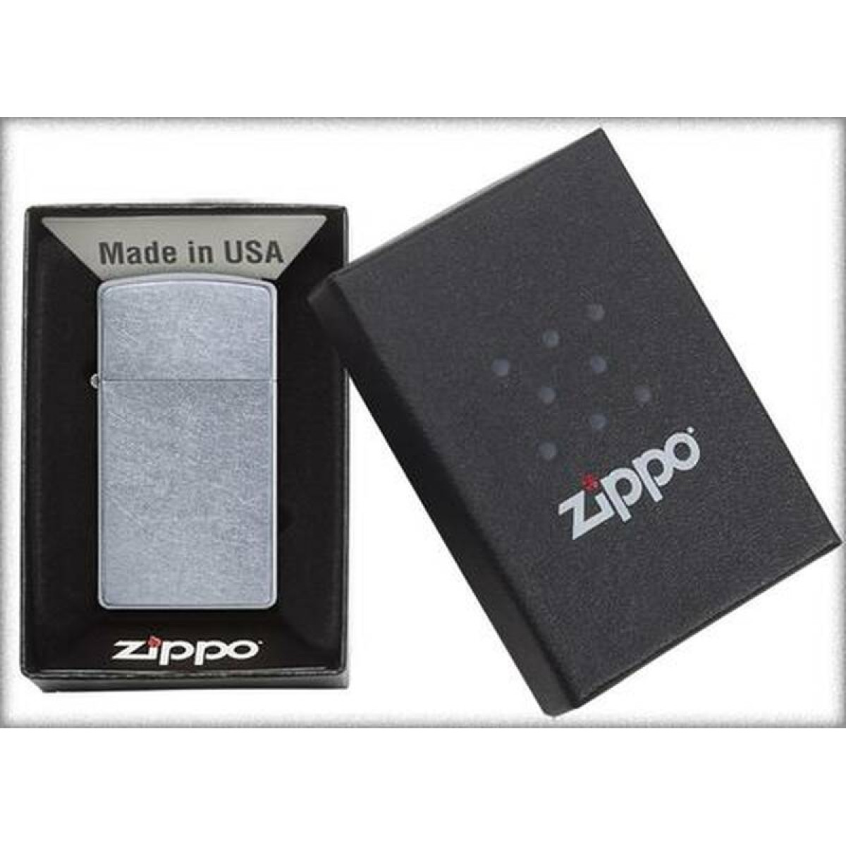 Зажигалка ZIPPO Slim Street Chrome 5