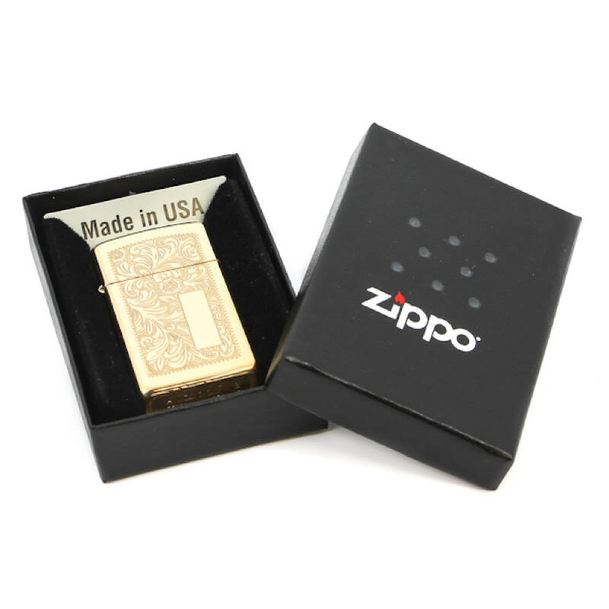 Зажигалка ZIPPO Slim Venetian High Polish Brass 3