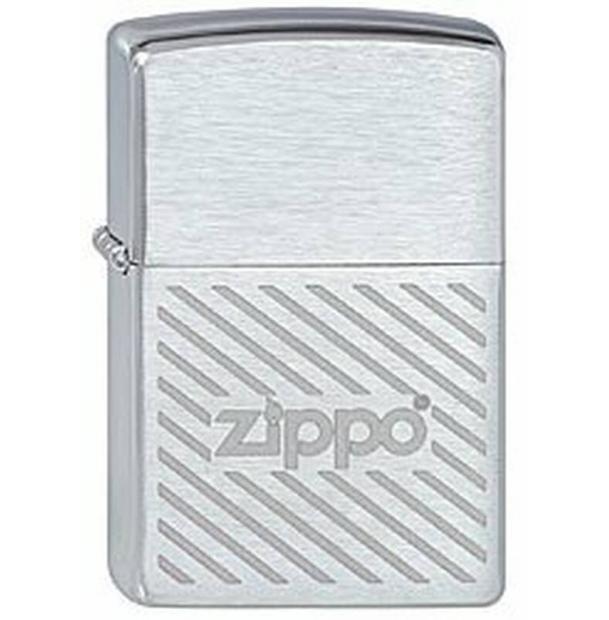 Зажигалка ZIPPO Stripes Brushed Chrome  200 Zippo stripes