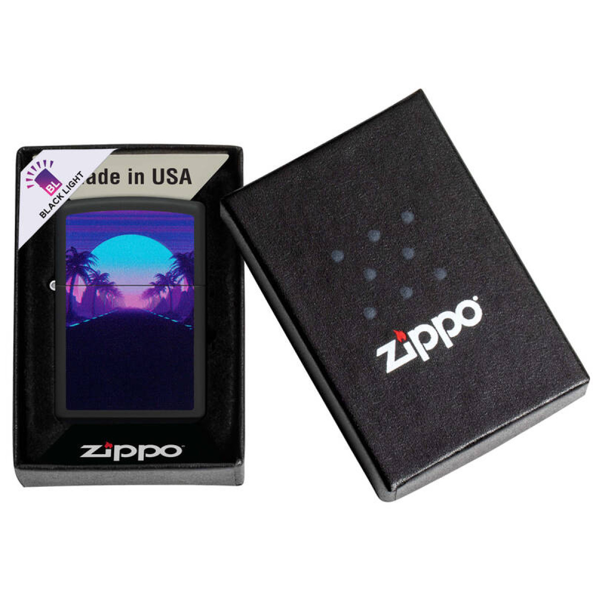Зажигалка ZIPPO Sunset Black 49809 3