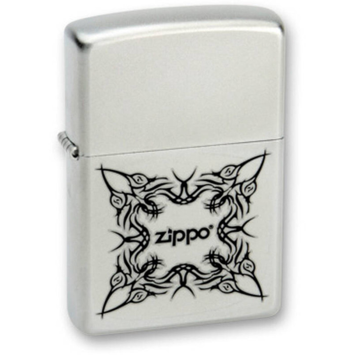 Зажигалка ZIPPO Tattoo Design Satin Chrome