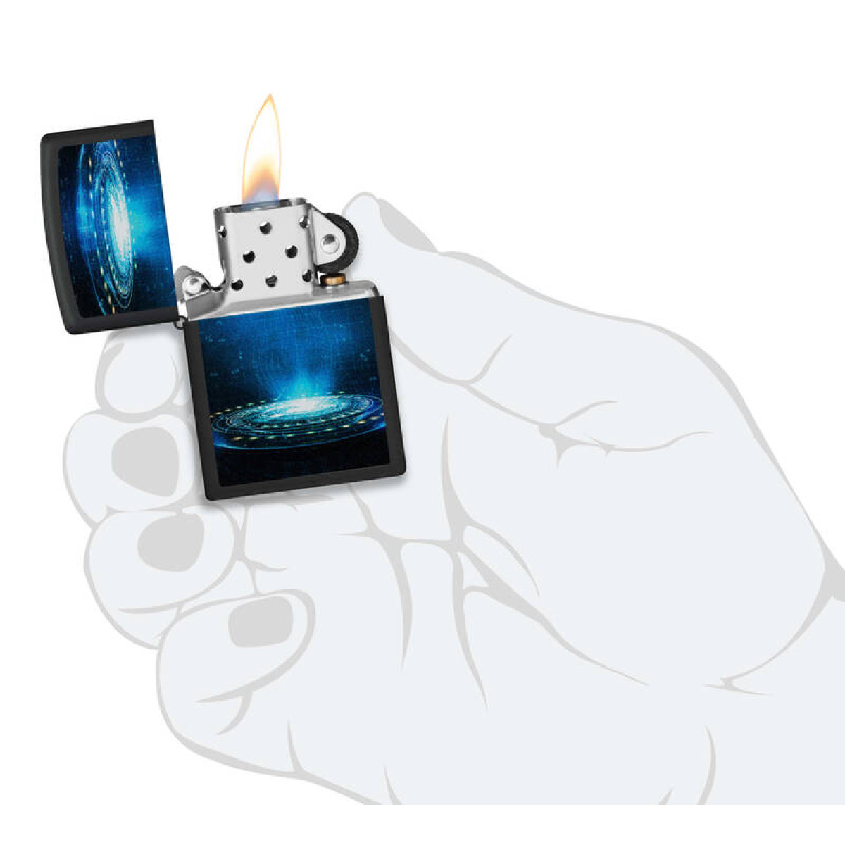 Зажигалка ZIPPO UFO Flame 48514 2