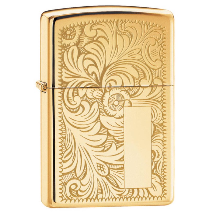 Зажигалка ZIPPO Venetian High Polish Brass